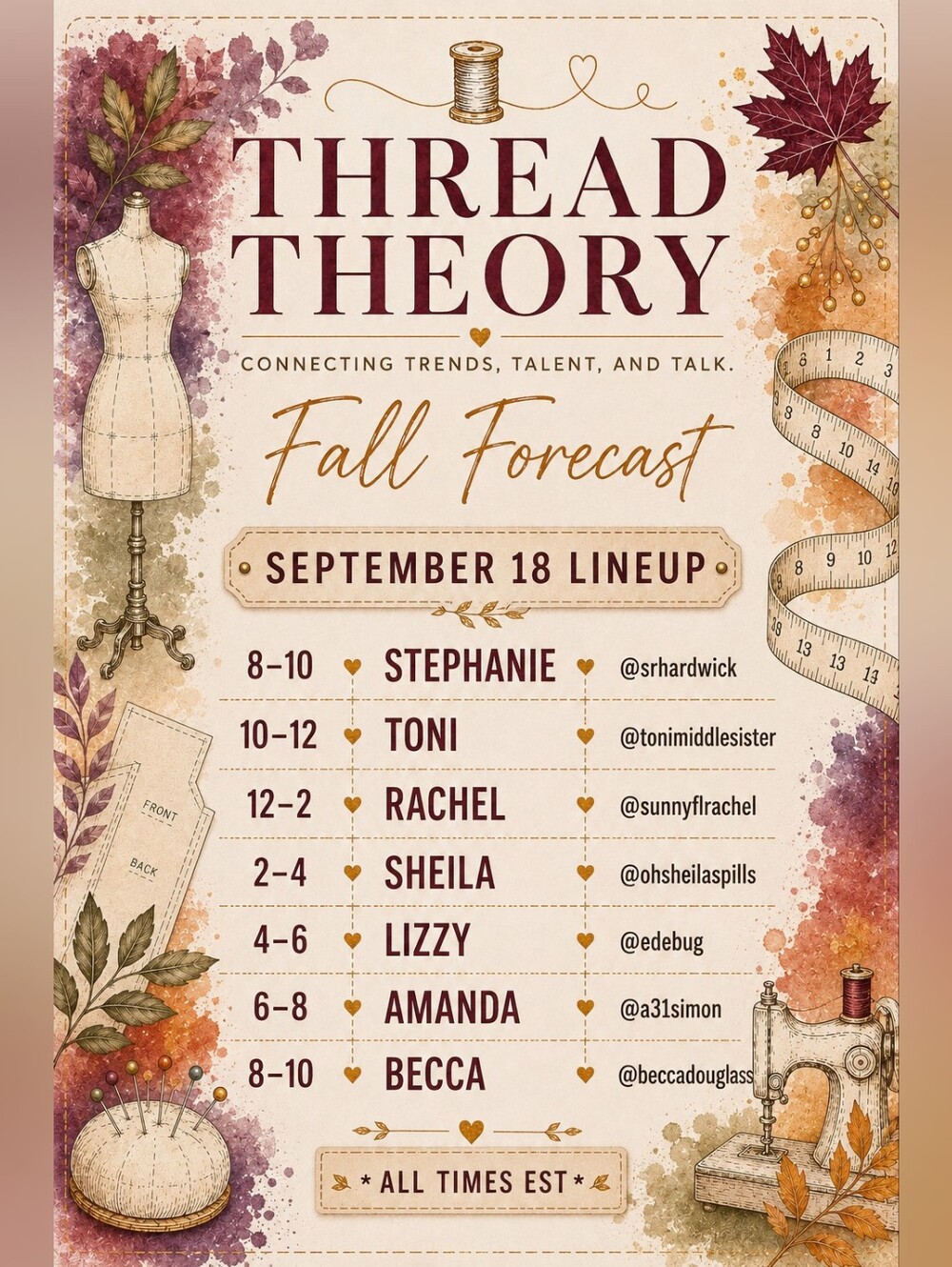 Thread Theory Train {Connecting Trends, Talent, and Talk} - Picture 3 of 4